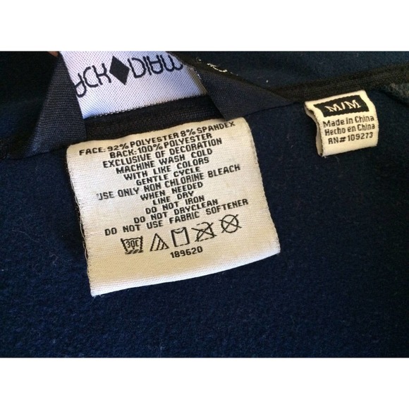 Black Diamond Fleece Lined Soft Shell Jacket Mens‎ Size M Ski Snowboard Coat - Picture 9 of 10